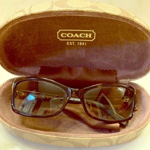 Coach tortoise sunglasses
